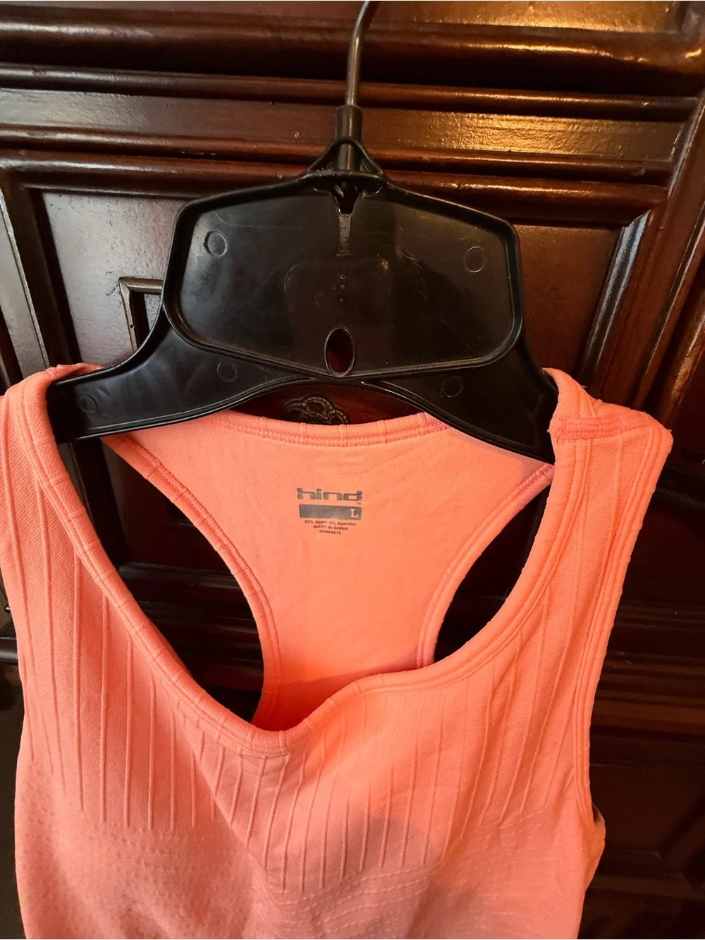Women’s Coral Racerback Tank Top - Brand: Hind size L